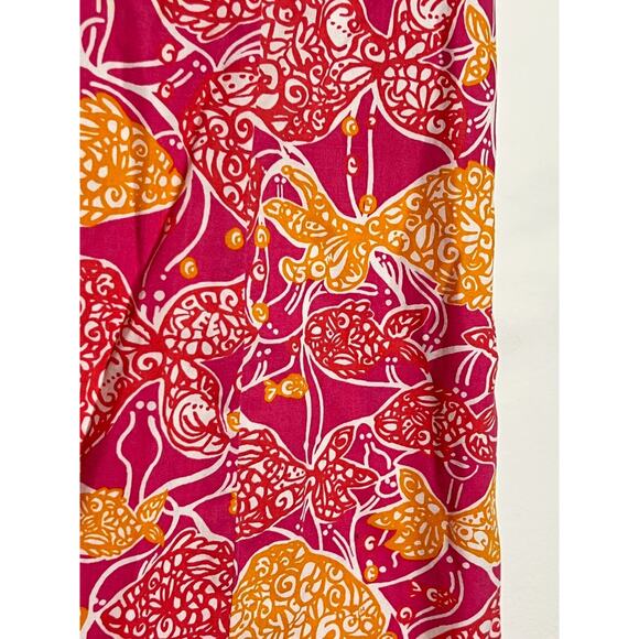 Lilly Pulitzer Jubilee Catherine Bell Tropical Fish Print Slvless Lace Dress 0 - Picture 6 of 9